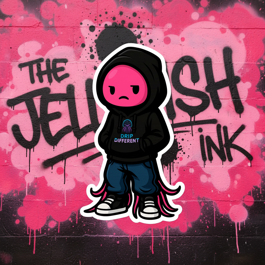 Jellyfish Plug Magnet by The Jellyfish Ink