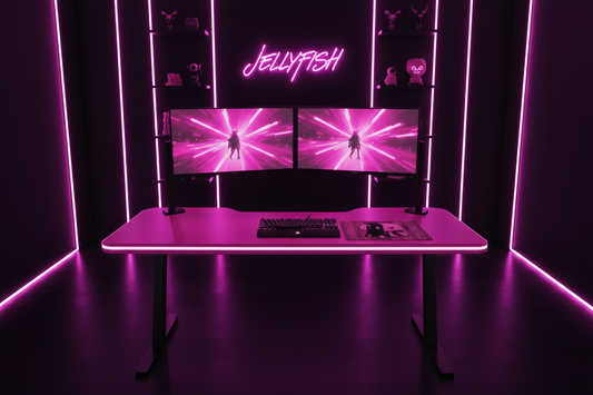The Jellyfish Ink™ Icon Mouse Pad – Pink Edition