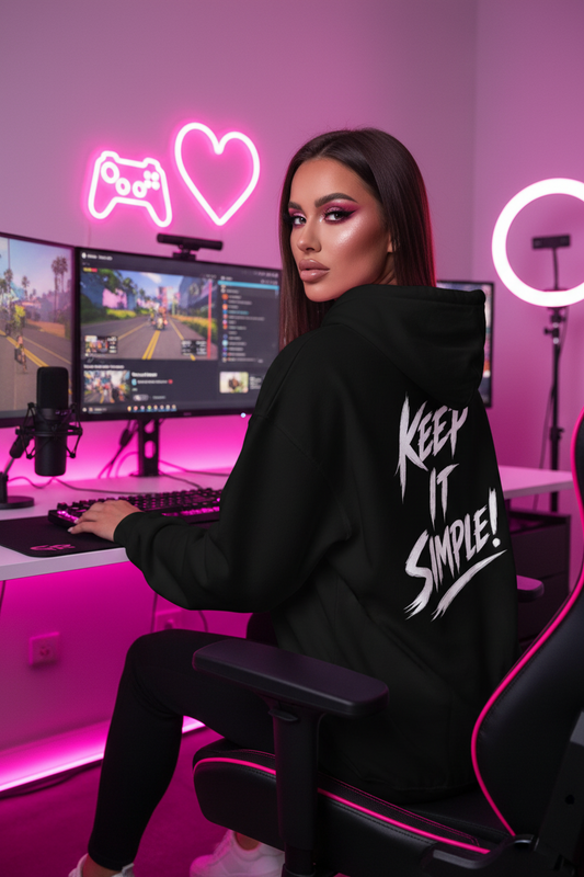 DATSIMPLE | ECHO Signature Hoodie BLK