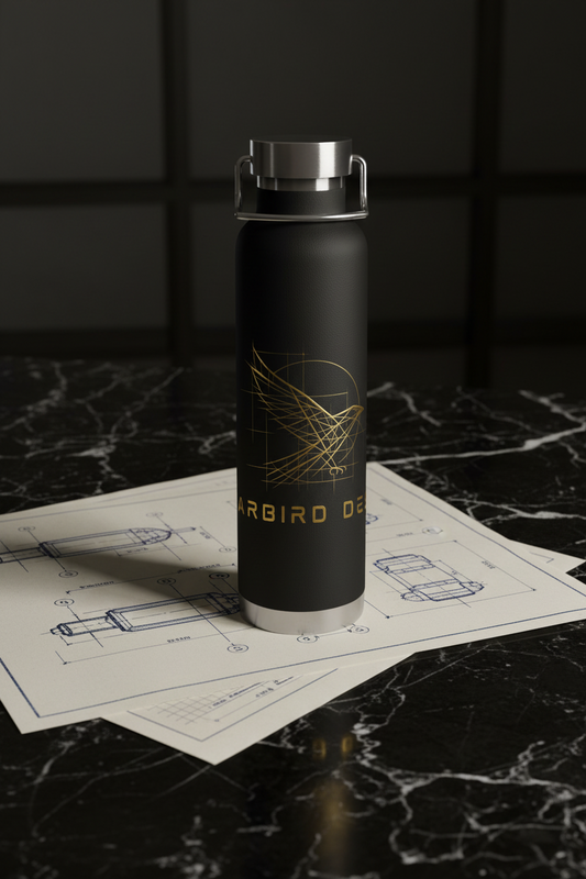 LINEARBIRD DESIGNS Insulated Coffee Bottle