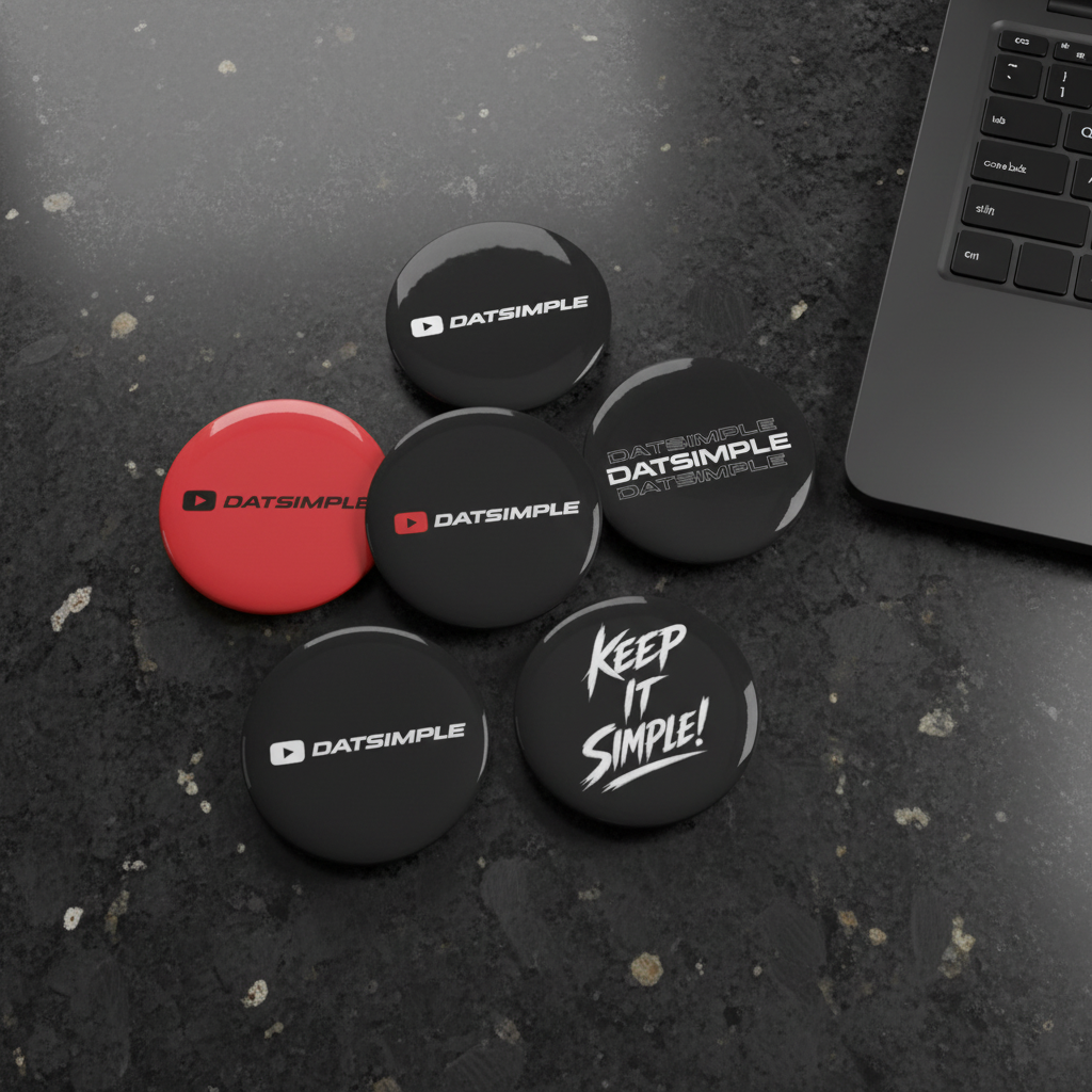 DATSIMPLE | Five Follower Pins