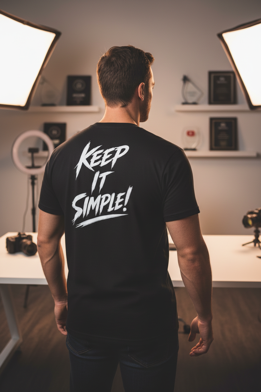 DATSIMPLE | KEEP IT SIMPLE Signature Tee RED