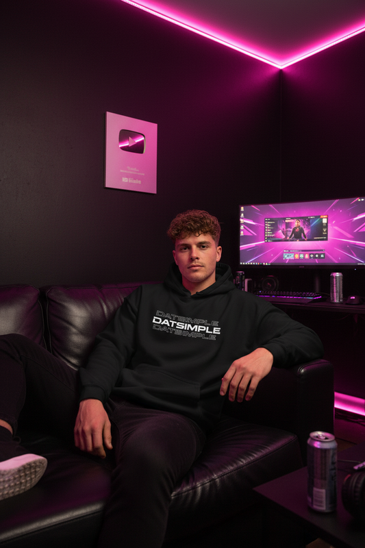 DATSIMPLE | ECHO Signature Hoodie BLK
