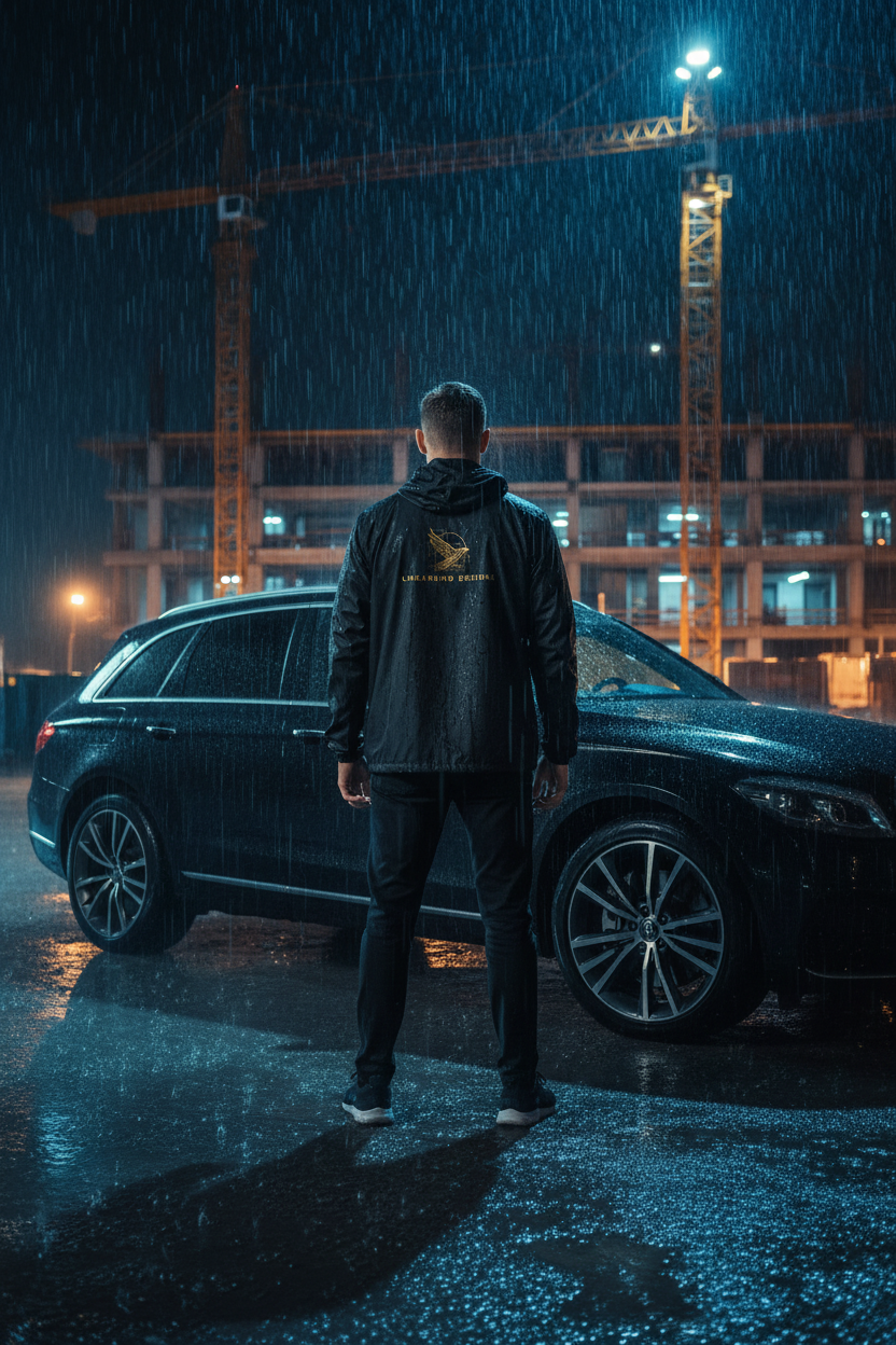 LINEARBIRD DESIGNS Hooded Raincoat
