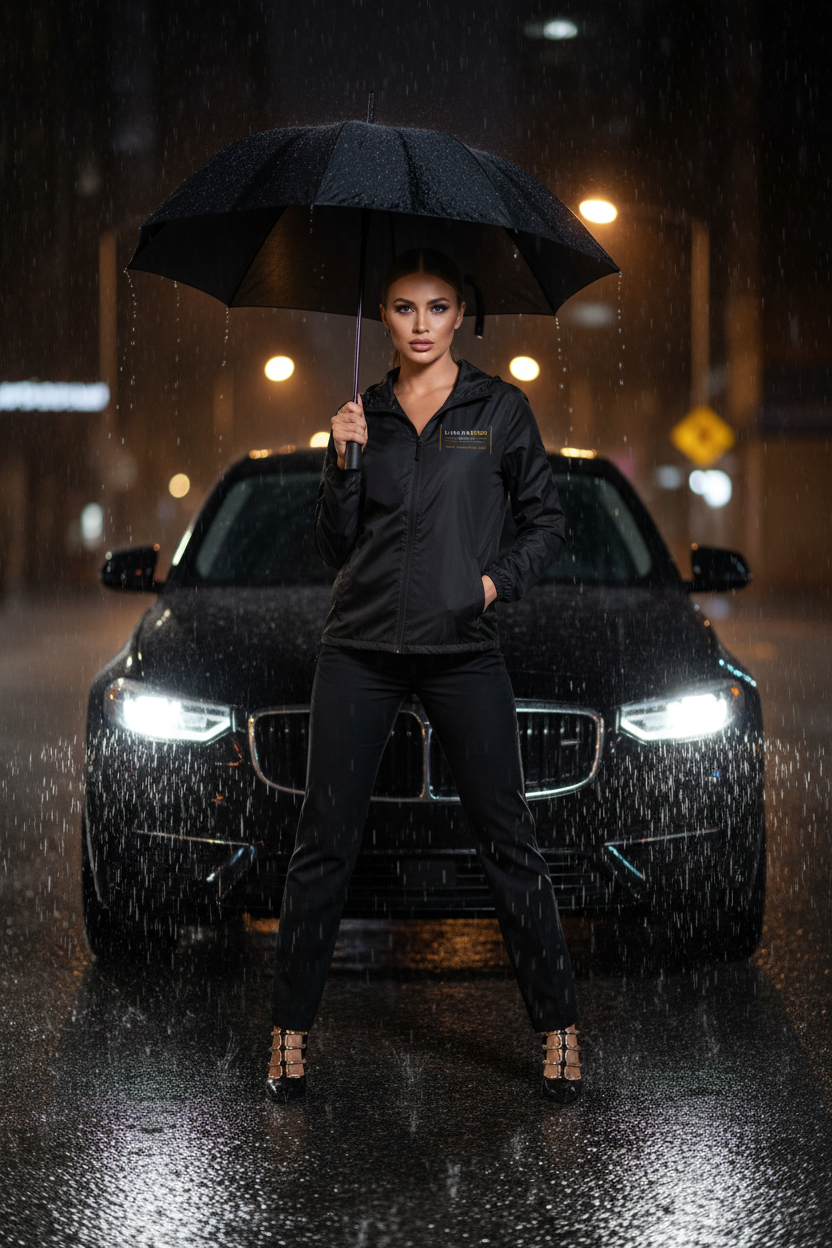 LINEARBIRD DESIGNS Hooded Raincoat