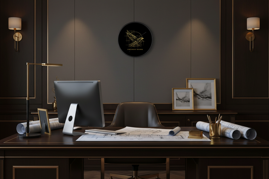 LINEARBIRD DESIGNS Wall Clock